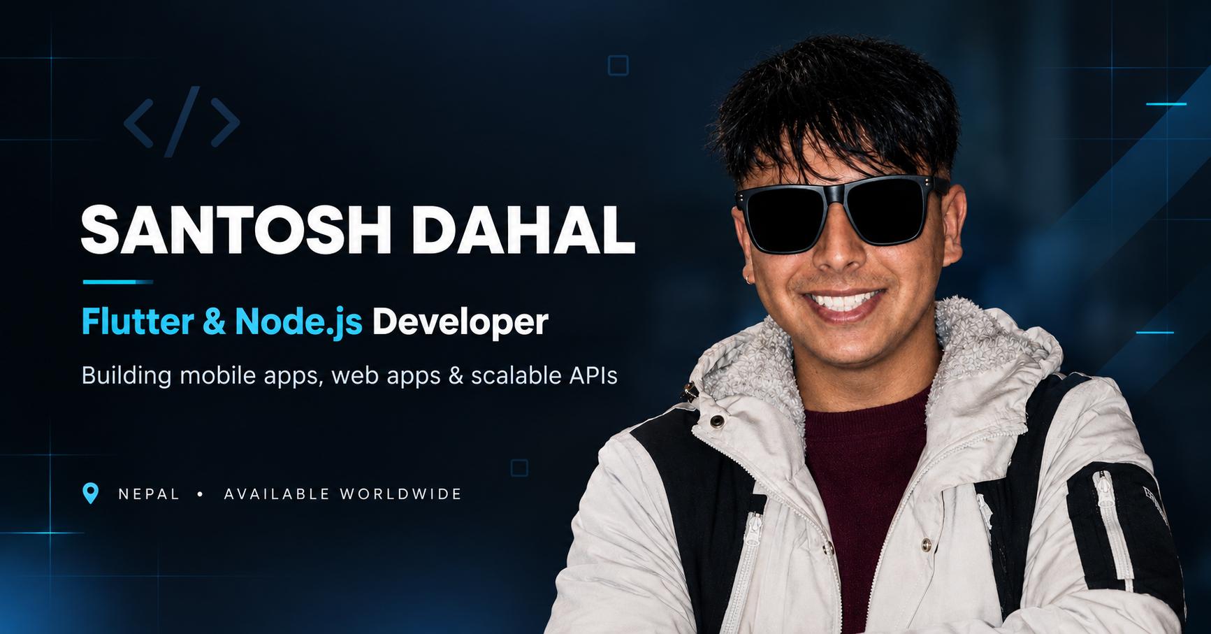 Santosh Dahal | Flutter & Node.js Developer in Nepal